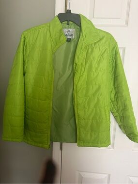Magellan Outdoors Neon Lime Packable Puffer Jacket
